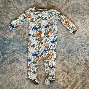 Magnetic me 3-6 months dinosaur onesie.